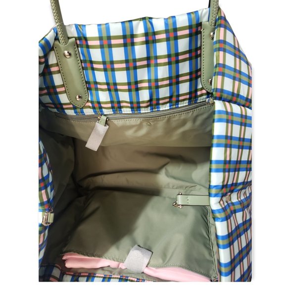 kate spade new york Large Everything Padded Plaid Tote - Picture 7 of 9